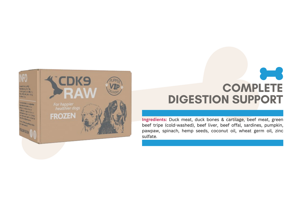 Frozen Complete Digestion Support Mix - Balanced, Nutrient-Rich, Grain-Free - CDK9 Raw
